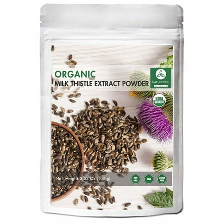 Organic Milk Thistle Extract Powder by Naturevibe (Best Organic Milk Thistle)