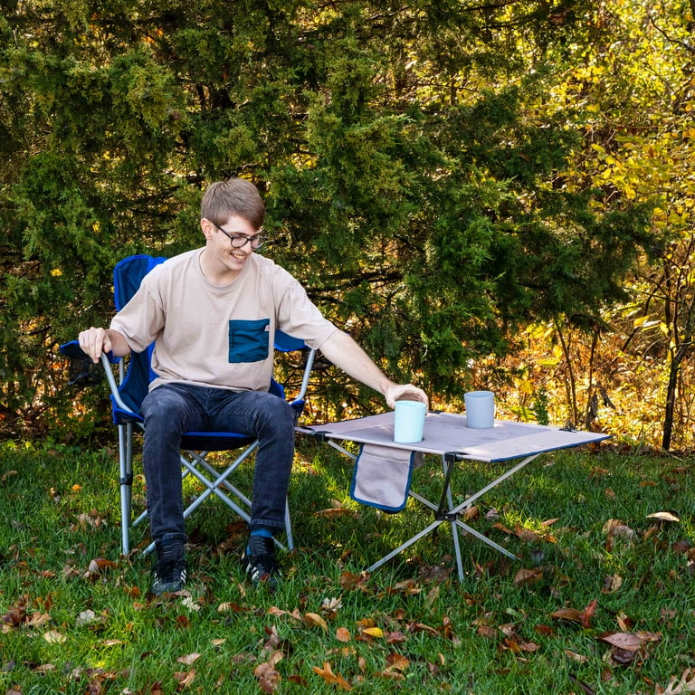 Ozark portable picnic online table with chairs