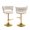Cream, variant on Best Quality Furniture Set of 2 Emerald Green Velvet Upholstered Barstools