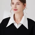 thumbnail image 2 of Zhengup Womens Detachable Dickey Collar Half Shirt Blouse Collar Fake False Collar Dickies, 2 of 8