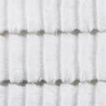 thumbnail image 4 of VCNY Home Henry 20" x 20" Bright White Jacquard Faux Fur Decorative Pillow, 4 of 5