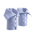 thumbnail image 2 of 2 Puños falsos para muñecas, versátiles, ligeros y decorados para camisas y blusas. Ideales para manualidades. azul, 2 of 8