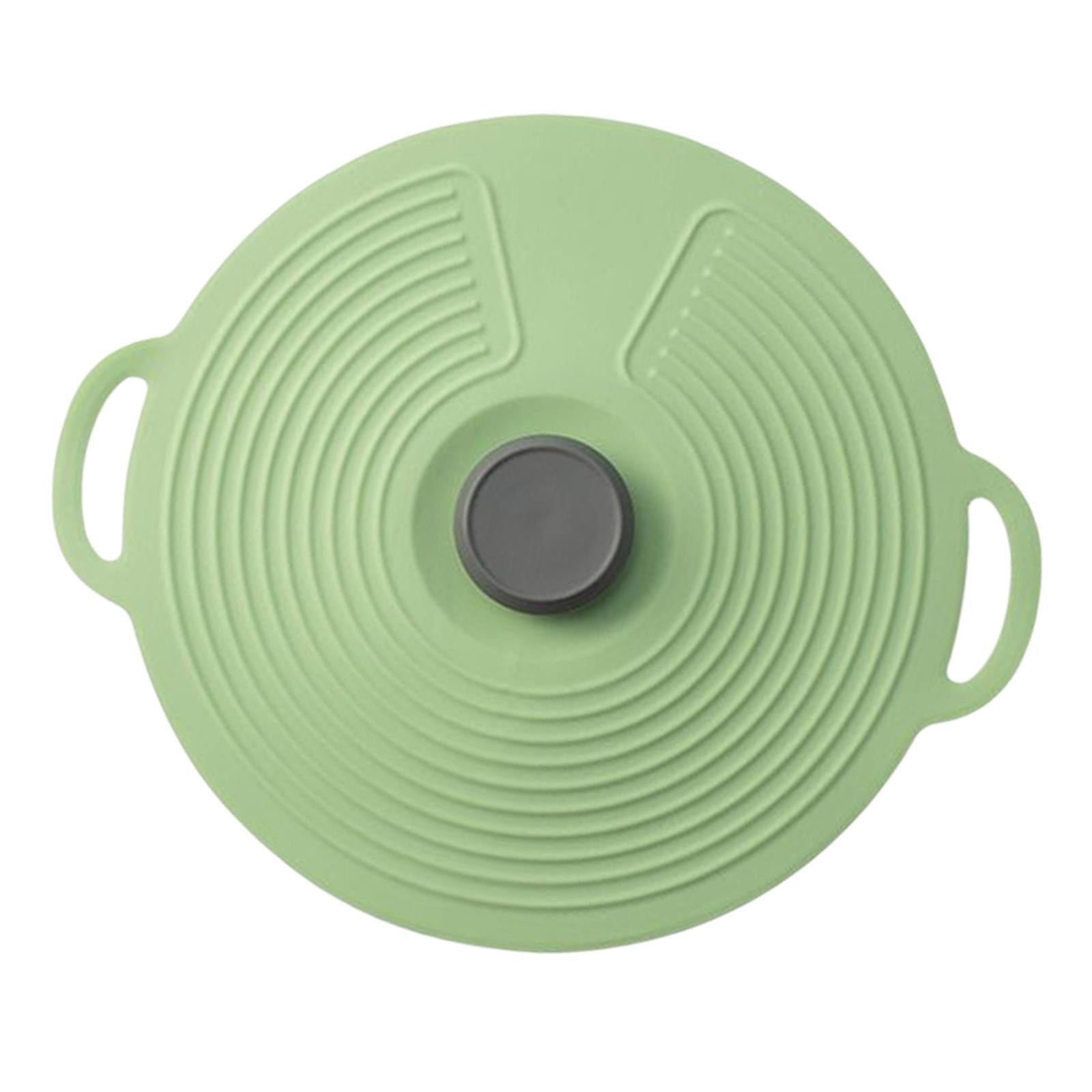 Silicone Bowl Lids Green Set of 5 Reusable Suction Seal Covers for Bowls,  Pots, Cups. Food Safe. Natural grip, interlocking handles for easy use and
