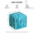 thumbnail image 3 of Kdxio Crystal Clear Ocean Waves Print Tissue Box Cover,Square Decorative PU Leather Facial Paper Case Organizer Holder Dispenser for Bathroom,Night Stands,Desk,Car 5.2''X5.2''X5.2'', 3 of 6
