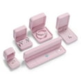 thumbnail image 4 of Oirlv 2.76" Pink Velvet Earrings Box, Earrings Gift Box for Studs, Dangles & Small Jewelry, 4 of 7