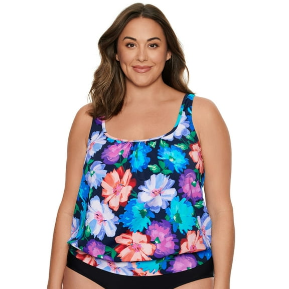 Women's Plus Size Penbrooke Underwire Swimsuit Top - Garden Variety