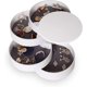thumbnail image 2 of Organizador de joyas, pequeña caja de almacenamiento de joyas, soporte para pendientes para mujer, bandeja giratoria de viaje de 5 capas para joyas con tapa para pulseras, anillos, brazaletes JAMW Sencillez, 2 of 5