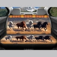 thumbnail image 4 of Pzuqiu Aztec Horse Car Seat Covers Full Set, Automotive Seat Covers Accessories Breathable Front Car Seat Cover Pack of 4 Car Seat Protector Cushion Pad Mat Easy to Install, 4 of 7