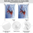 thumbnail image 2 of Bandera de jardín de temporada de Spider-Man, bandera de doble cara, bandera navideña para decoración navideña al aire libre., 2 of 8