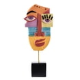 thumbnail image 1 of Personajes abstractos Manualidades Adornos Arte de la cara Estatua Escultura Resina Tallado a mano Estatuilla Knick-knack Oficina en el hogar Dormitorio Sala de estar Sala de estudio Afortunado Sencillez, 1 of 4