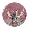 thumbnail image 1 of Jackalope Realistic Pinback Button Pin, 1 of 4