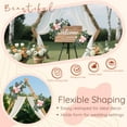 thumbnail image 2 of Faux Flower Swag Set of 2 Wedding Welcome Signs Floral Swag Artificial Flowers for Windows Ceremony Wedding Backdrop Decoration (Pink), 2 of 6