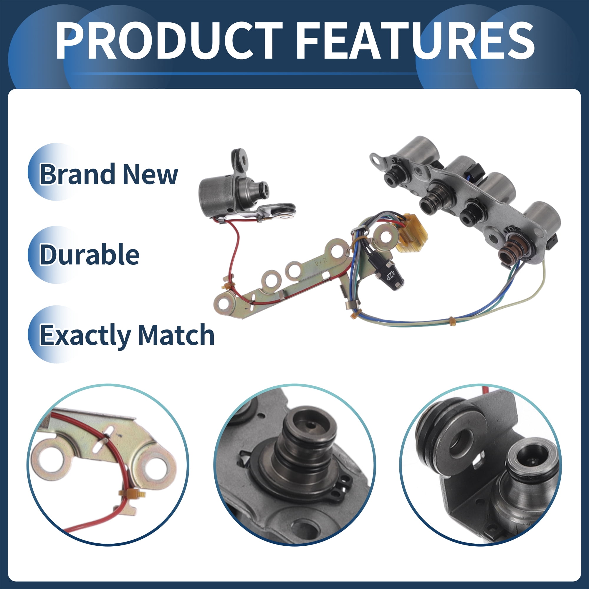 Unique Bargains Transmission Solenoid Valve Kit for Nissan Altima 2002-2004