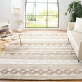 thumbnail image 2 of SAFAVIEH Natura Carly Geometric Area Rug, Beige/Ivory, 7' x 7' Square, 2 of 8
