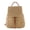 Coffee, variant on Crochet Straw Beach Backpack For Women Women With Top Handle