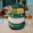 thumbnail image 4 of Contenedor de almacenamiento de arroz perfecl caja de almacenamiento giratoria de alimentos 2 niveles, 4 of 8