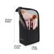 thumbnail image 2 of Bolsa para brochas de maquillaje, bolsa transparente con cremallera (negra), 2 of 5
