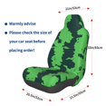 thumbnail image 2 of Lsque Green Stripes Of Watermelon Pattern Car Seat Covers for Front Seats , Waterproof Seat Covers for Cars, Sporty Front Seat Covers,Car Seat Cover Protector Front Seats, 2 of 5