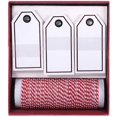 thumbnail image 1 of Wrapping Accesories, Ribbons and Gift Tags Kraftpaper Box Christmas (18 Pcs), 1 of 5