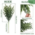 thumbnail image 4 of Christmas Decoration Flowers for Decoration 18 Inch Real Artificial Branches Cedar Stem Greenery Picks For Vase DIY Garland Wreath Home Decoration Indoor, 4 of 7
