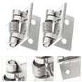 thumbnail image 3 of 10Pcs Hinges for Doors for Indoor Installation Precision Casting Silver, 3 of 8