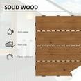 thumbnail image 4 of Outsunny 12Pcs Outdoor Flooring Decking Tiles for All Weather Use, 12" x 12", 4 of 10