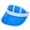 Blue, variant on Transparent Visor Hats UV-proof Sweat Absorb Outdoor Supplies Sun Protection Transparent Beach Visor Cap for P