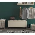 thumbnail image 1 of HMD Banc de Rangement Rembourré en Braylen 42", Beige, 1 of 5