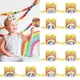 thumbnail image 1 of Rainbow Birthday Hats Decor Cap Princess Flower Birthday Party Headband Decorations Kids Hairband Baby Shower 1-10 Years Old heqiyong LED, 1 of 2