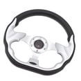 thumbnail image 2 of Volante de carrito de golf Bling Bling 12.5 pulgadas universal 6 orificios E‑Z‑GO TXT Golf RXV Plata, 2 of 12