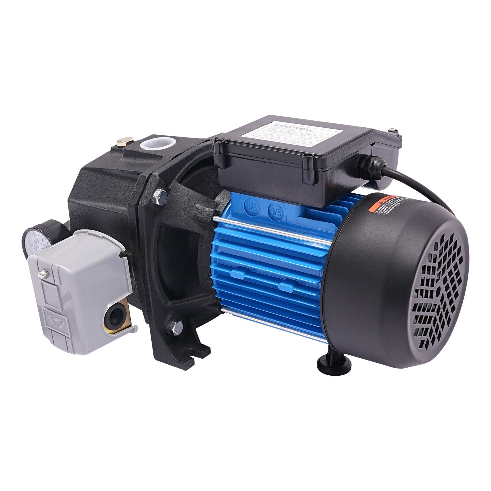 Garden 1HP Water Pump 134.2ft³/h Flow Rate Shallow Well Pump Water Pump Versatile for Farms and Grasslands