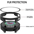 thumbnail image 4 of ALMNVO Case+Strap Compatible with Samsung Galaxy watch 5 40mm 44mm/ Samsung Galaxy watch 4 40mm 44mm band, 20mm nylon band Braided Loop Strap and Tempered  Glass Bumper Cover, 4 of 12