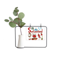 thumbnail image 1 of Suisse Symbole National Repère Cadre en Métal Cerac Vase Décor, 1 of 3
