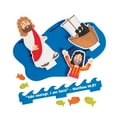 Fun Express Character Jesus And Peter Walk On Water Craft Kit- Party Favors - 12 Pieces ...