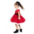thumbnail image 6 of Toddler Girl Santa Velour Cosplay Dress, Sizes 12M-5T, 6 of 16