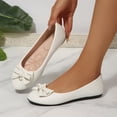 thumbnail image 6 of Rexoro Women Ballet Flats Bow Round Toe Slip On Dress Shoes Women's Office Shoes, 6 of 6