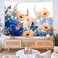 thumbnail image 2 of Tapiz de pared con flores y mariposas, microtela, 150 x 130 cm, 2 of 2