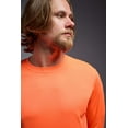thumbnail image 5 of Expert Brand USA-Made Men's DriMax™ Athletic Long Sleeve, Safety Orange, L, 5 of 6