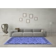 thumbnail image 3 of Ahgly Company Indoor Rectangle Oriental Blue Traditional Area Rugs, 7' x 10', 3 of 4
