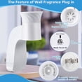 thumbnail image 2 of Hohean 4 Pack Wall Fragrance Plug in Compatible with Bath and Body Works WallFlower Refills, ETL Certified, Rotatable, Precise Scent Adjustable Fragr, 2 of 7