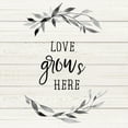 thumbnail image 2 of Robinson, Carol 15x15 Black Ornate Wood Framed with Double Matting Museum Art Print Titled - Love Grows, 2 of 4