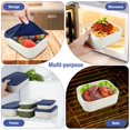 thumbnail image 4 of PENGXIANG 3Pcs Bento Lunch Box Silicone Containers with Lids Leak-proof Lunch Container Temperature Resistance Meal Prep Container  (10oz/23.6oz /44oz), 4 of 8
