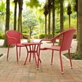 thumbnail image 3 of Crosley Palm Harbor Outdoor Wicker Cafe Seating Set, 3-Piece, 3 of 11