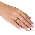 thumbnail image 3 of PalmBeach Jewelry .75 TCW Round Cubic Zirconia Yellow Gold-Plated Sterling Silver Filigree Ring, 3 of 5