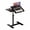 Black, variant on Mobile Overbed Table with Wheels, Height Adjustable Laptop Desk with Tiltable Top, Split Bedside Tray Table for Hospital Home Use, Sofa Side Table