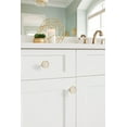 thumbnail image 3 of Amerock Accents 1-1/4 inch (32mm) Diameter Gold/Mother of Pearl Cabinet Knob - 2 Pack, 3 of 8