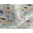 thumbnail image 3 of Ambesonne Spring Floral Quilted Bedspread Set 3 Pcs, Romantic Garden Bloom, Queen, Seafoam Peach White, 3 of 4