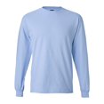 thumbnail image 1 of Hanes Men's Beefy-T Long-Sleeve T-Shirt,X-Large,Light Blue, 1 of 1
