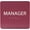 Burgandy, variant on ADA CENTRAL SIGNS - 6" X6" Manager Room Sign - ADA Compliant Tactile Graphics Grade 2 Braille Text Acrylic Wall Sign - Staff Privacy Signs for Offices, Hotels, Schools, Apartments, and Restaurants