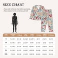 thumbnail image 4 of Fotbe Trendy Floral Design Pattern Long Sleeve Pajama Set for Women,Sleepwear Set,2-piece Loungewear Set,Soft PJs Comfy Nightwear with Pockets -XX-Large, 4 of 7